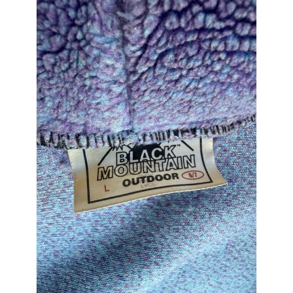 Black Mountain Twilight Moose Plush Fleece Girls Youth Jacket Size 6/7 Purple - Picture 3 of 5